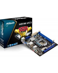 Motherboard ASRock Intel SKT 1155 H61M-VG3 